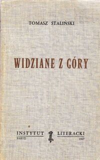 Miniatura okładki Staliński Tomasz Widziane z góry. /Biblioteka KULTURY tom 148/