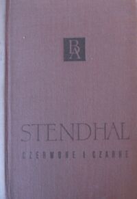 Miniatura okładki Stendhal Czerwone i Czarne. /Biblioteka Arcydzieł/