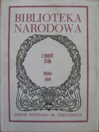 Zdjęcie nr 1 okładki Stur Ludovit Wybór pism. /Seria II. Nr 204/