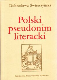 Miniatura okładki Świerczyńska Dobrosława Polski pseudonim literacki.