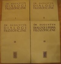 Miniatura okładki Święty Augustyn Dialogi filozoficzne. T.I-IV.