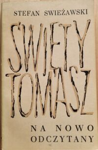 Miniatura okładki Swieżawski Stefan Święty Tomasz na nowo odczytany.