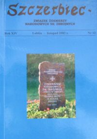 Zdjęcie nr 1 okładki  Szczerbiec. Rox XIV. Nr 12. Listopad 2003 r.