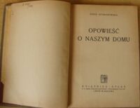 Miniatura okładki Szymanowska Zofja Opowieść o naszym domu