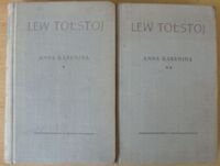 Miniatura okładki Tołstoj Lew Anna Karenina. Tom I-II. /Dzieła. Tom VIII-IX/
