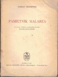 Miniatura okładki Trzebiński Marian Pamiętnik malarza.