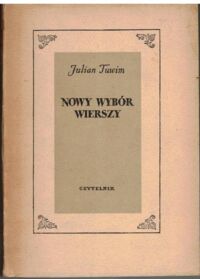Miniatura okładki Tuwim Julian Nowy wybór wierszy.