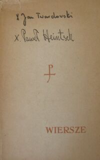 Miniatura okładki Twardowski Jan X. Heintsch Paweł X. Wiersze. Niepoprawne godziny.