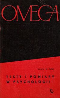 Miniatura okładki Tyler Leona E. Testy i pomiary w psychologii. /95/