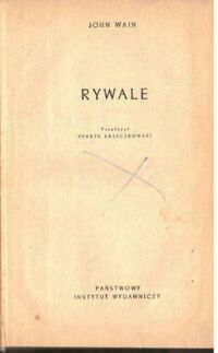 Zdjęcie nr 2 okładki Wain John Rywale.