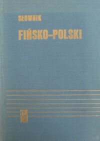 Zdjęcie nr 1 okładki Wałęga Stanisław Słownik fińsko-polski.