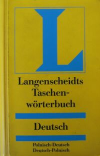 Zdjęcie nr 1 okładki Walewski Stanisław Langenscheidts taschenworterbuch deutsch. Polnisch-deutsch, deutsch-polnisch.