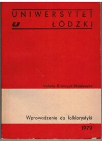 Miniatura okładki Wasilewska-Krawczyk Violetta Wprowadzenie do folklorystyki. 