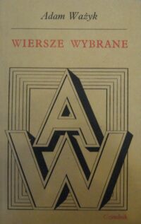 Miniatura okładki Ważyk Adam Wiersze wybrane.
