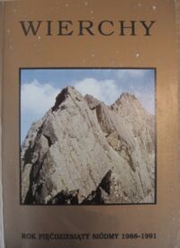 Miniatura okładki  Wierchy. Rocznik poświęcony górom. Rok pięćdziesiąty siódmy. 1988-1991.