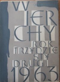 Miniatura okładki  Wierchy. Rocznik poświęcony górom. Rok trzydziesty drugi. 1963.