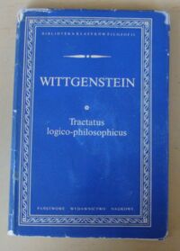 Miniatura okładki Wittgenstein Ludwig Tractatus logico-philosophicus. /Biblioteka Klasyków Filozofii/