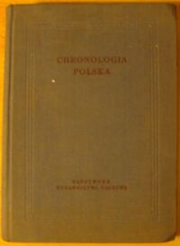 Miniatura okładki Włodarski Bronisław /red./ Chronologia polska. /Nauki pomocnicze historii/