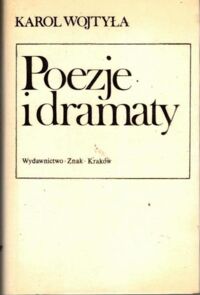 Miniatura okładki Wojtyła Karol Poezje i dramaty.