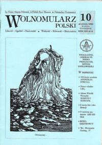 Zdjęcie nr 1 okładki  Wolnomularz Polski 10. /Niezależne, Liberalne Pismo Przyjaciół Sztuki Królewskiej/