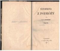 Miniatura okładki  Wspomnienia z podróży przez Dra T. Tripplina. Tom XI. Francya i Włochy Północne. 