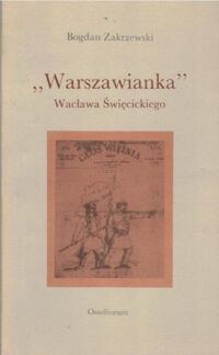 Miniatura okładki Zakrzewski Bogdan "Warszawianka" Wacława Święcickiego.