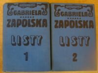 Miniatura okładki Zapolska Gabriela Listy. Tom I-II.