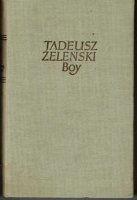 Miniatura okładki Żeleński Tadeusz (Boy) Flirt z Melopomeną. Wieczór pierwszy i drugi. /Pisma tom XIX/