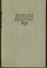 Miniatura okładki Żeleński Tadeusz (Boy) Flirt z Melopomeną. Wieczór pierwszy i drugi. /Pisma tom XIX/