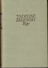Miniatura okładki  Żeleński Tadeusz (Boy) Flirt z Melopomeną. Wieczór siódmy i ósmy. /Pisma tom XXII/.