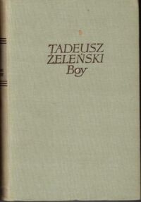 Miniatura okładki  Żeleński Tadeusz (Boy) Flirt z Melopomeną. Wieczór siódmy i ósmy. /Pisma tom XXII/.