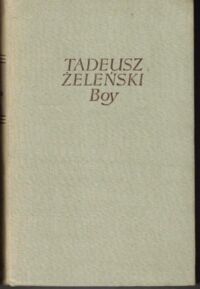 Miniatura okładki Żeleński Tadeusz (Boy) Okno na życie. Ludzie i bydlątka. Wrażenia teatralne. /Pisma tom XXIV/