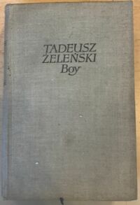 Miniatura okładki Żeleński Tadeusz (Boy) Stendhal i Balzak. /Pisma. Tom XII/