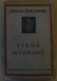 Miniatura okładki Żeromski Stefan Pisma wybrane.