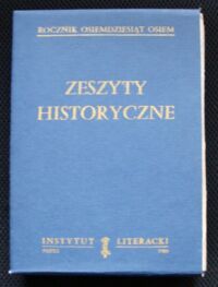 Miniatura okładki "Zeszyty historyczne. Rocznik osiemdziesiąt osiem. Zeszyt 83-86. "