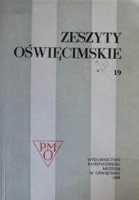 Miniatura okładki  Zeszyty Oświęcimskie 19.