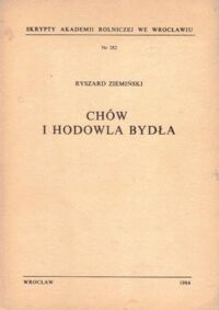 Zdjęcie nr 1 okładki Ziemiański Ryszard Chów i hodowla bydła.