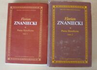 Miniatura okładki Znaniecki Florian Pisma filozoficzne. Tom I-II.  T.I. "Myśl i rzeczywistość" i inne pisma filozoficzne. T.II. "Humanizm i poznanie" i inne pisma filozoficzne. /Biblioteka Współczesnych Filozofów/