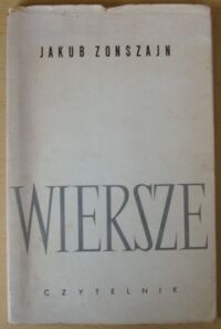 Miniatura okładki Zonszajn Jakub Wiersze.