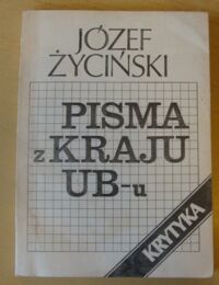 Miniatura okładki Życiński Józef Pisma z kraju UBu.